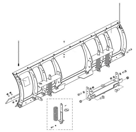 hiniker snow plow parts